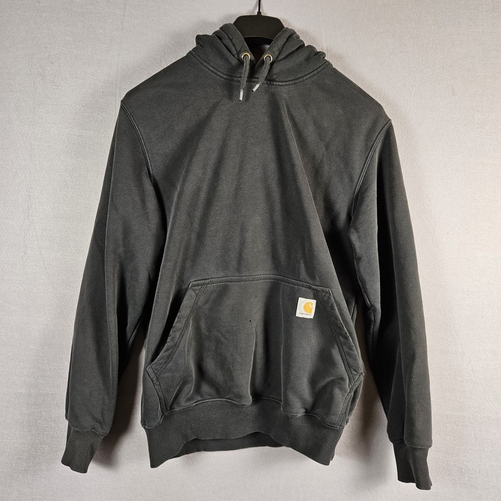 Carhartt 100615 Paxton Hoodie Mens S Black Rain Defender Heavyweight Loose Fit